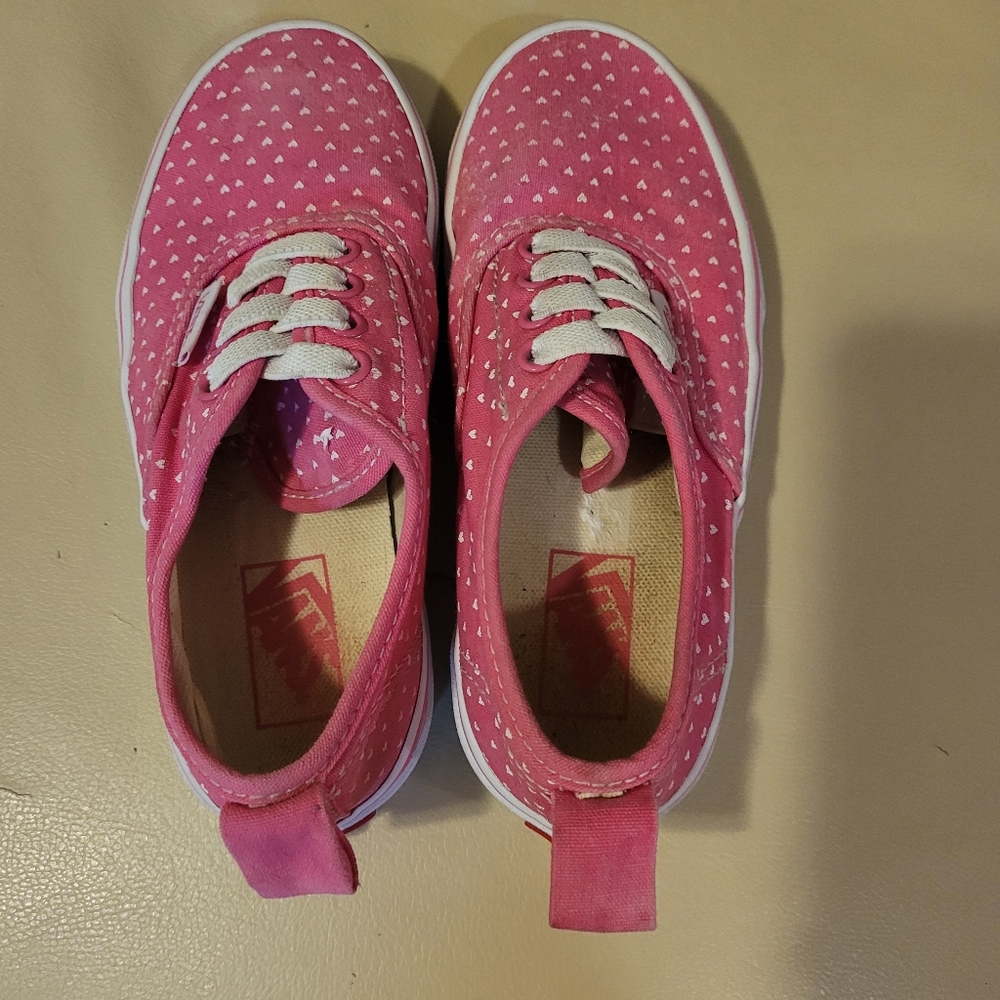 Little Girls Van's, size 12.5